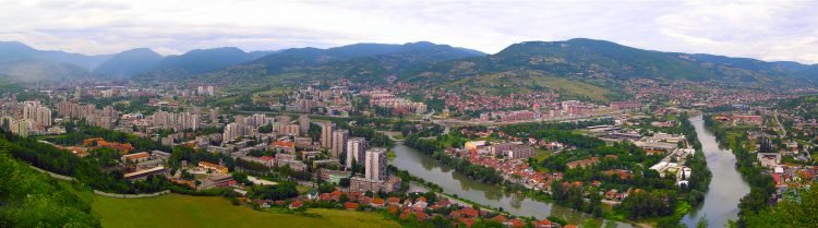 Zenica Aerial View