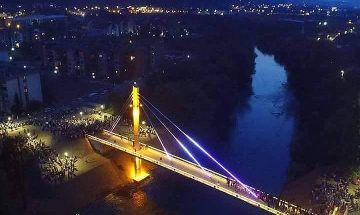 Pedestrian Bridge over River Bosna