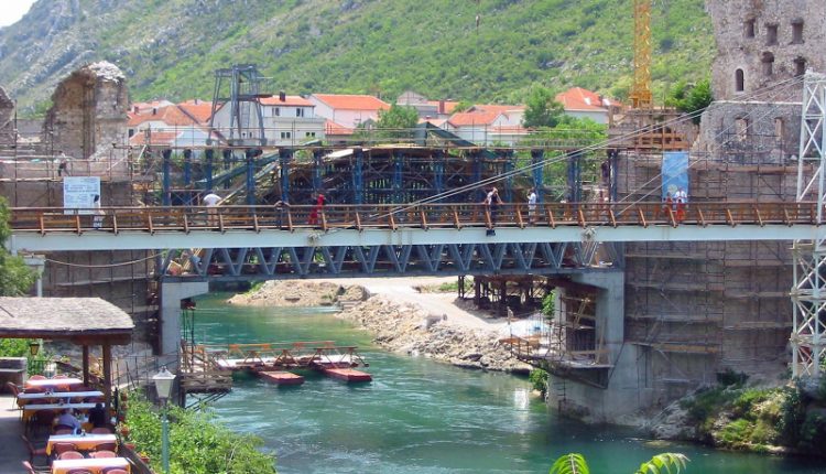 Old Bridge Reconstruction Early 2000s