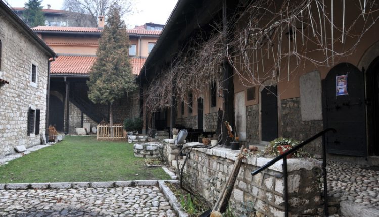 Sarajevo Old Orthodox Church Courtyard
