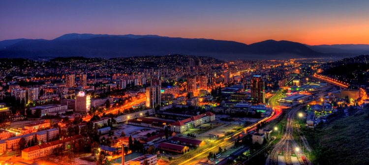 Sarajevo at Sunset