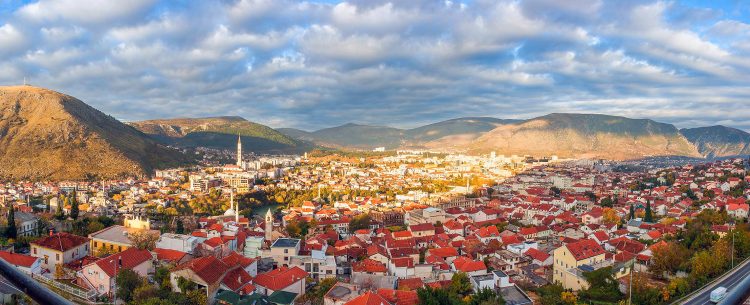 Panorama of Mostar