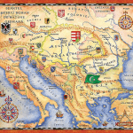 Map of Medieval Bosnian Kingdom