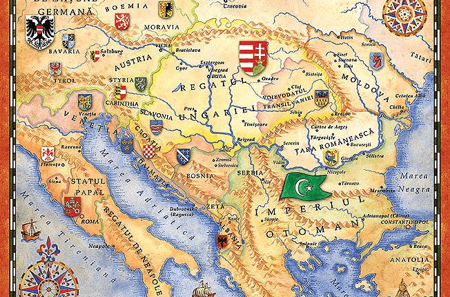 Map of Medieval Bosnian Kingdom